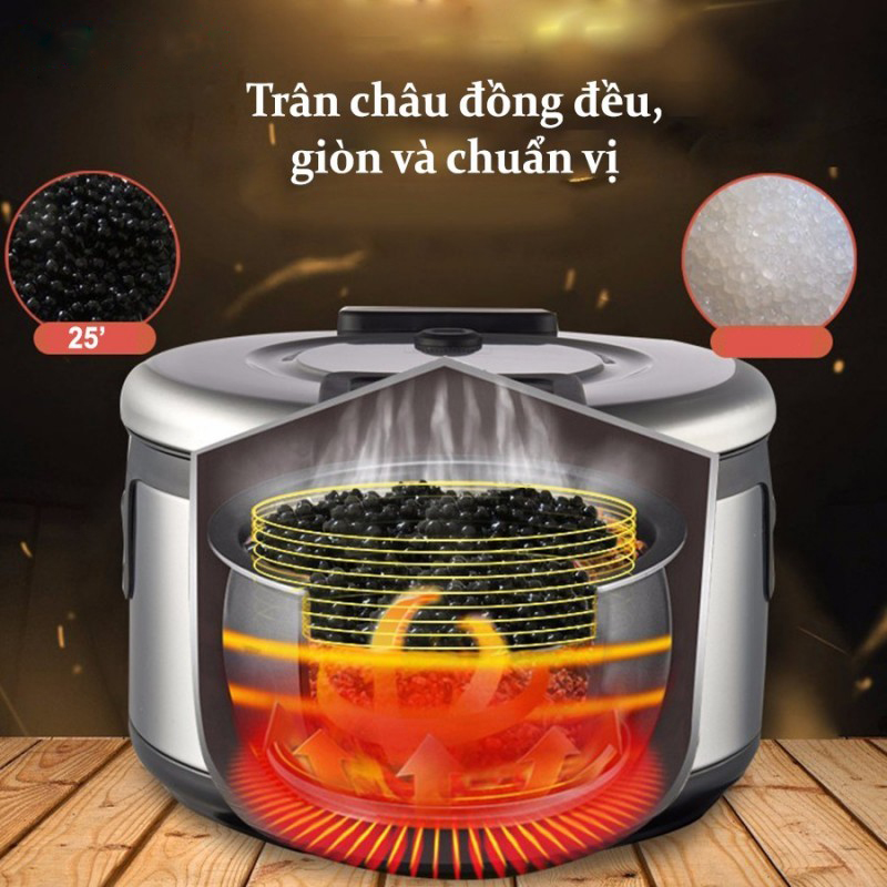Nồi nấu trân châu tự động 16L 9 Noi nau tran chau tu dong 16l 1