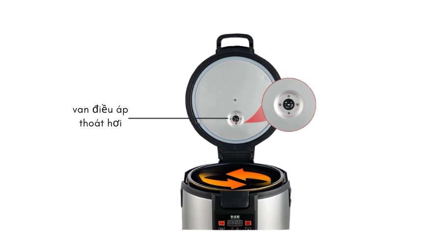 Nồi nấu trân châu tự động 16L 10 noi nau tran chau tu dong 16L 3