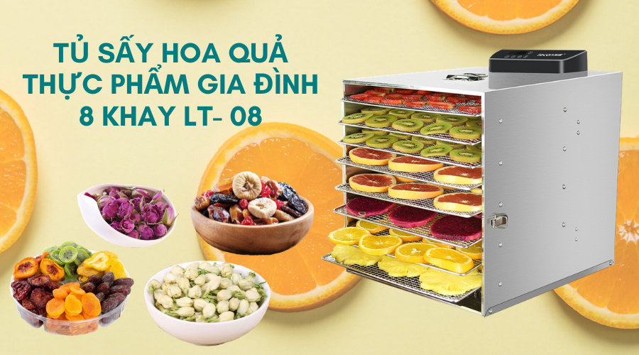 tu say hoa qua thua pham gia dinh 8 khay LT 08